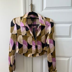 Stylish Women's Geometric Print Top